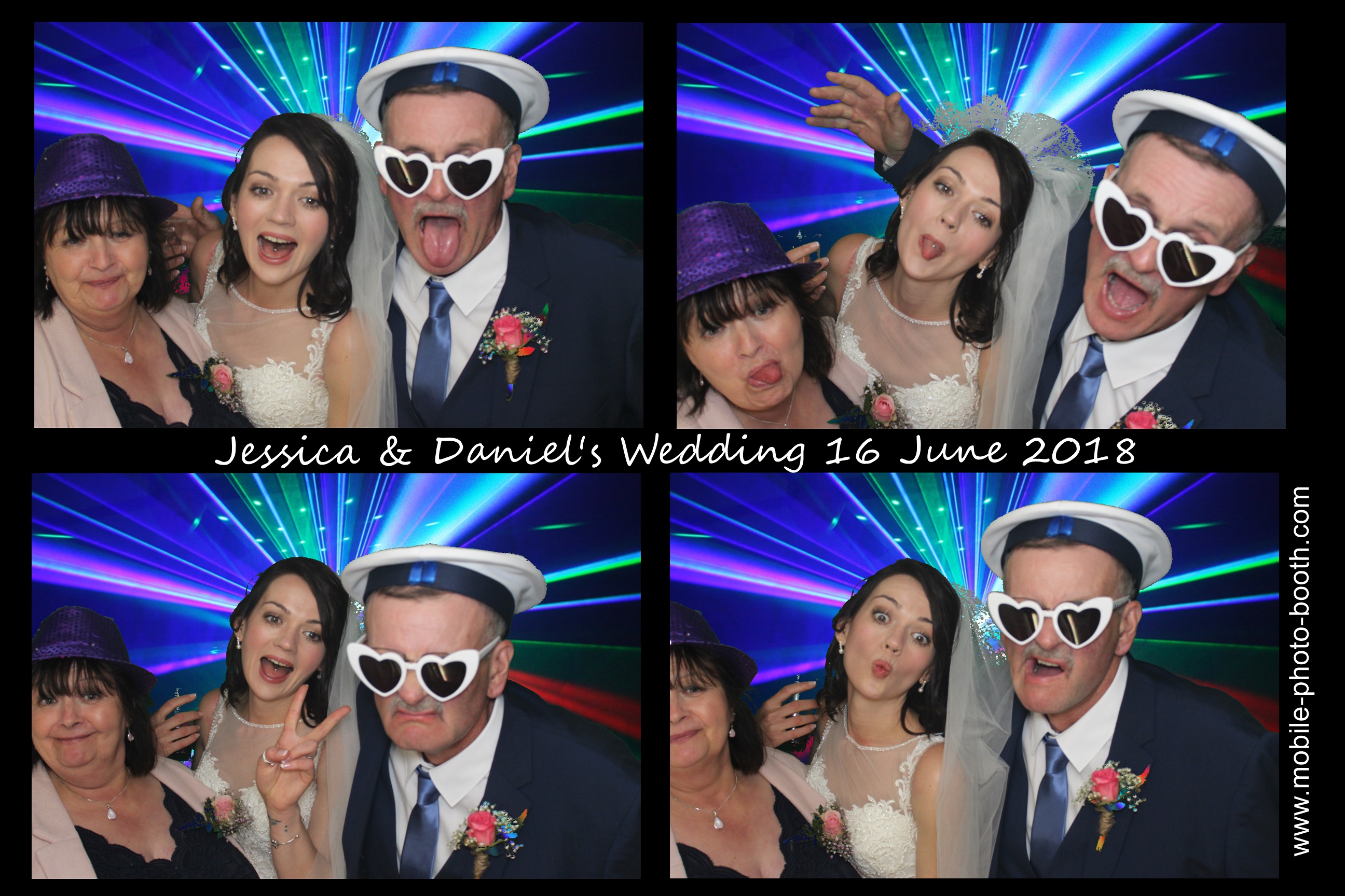Jessica & Daniel | View more photos from the event at images.mobile-photo-booth.com/u/MobilePhotoBoothUK/Jessica-Daniel
